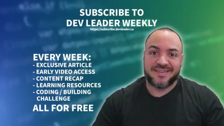 Dev Leader Weekly - Software Engineering and DotNet Newsletter